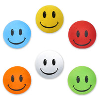 ...HappyBalls Happy Smiley Happy Face Car Antenna Toppers / Auto Dashboard Accessories (Pack of 6 Assorted Colors)