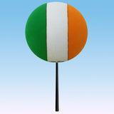 Coolballs Irish Ireland Flag Car Antenna Topper / Mirror Dangler / Dashboard Buddy (Auto Accessory)