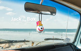 Jack in the Box Nutcracker Car Antenna Topper / Mirror Dangler / Dashboard Buddy