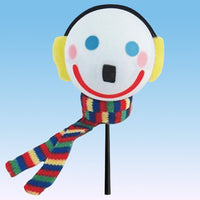 Jack in the Box Winter Scarf & Ear Muffs Antenna Topper / Dashboard Buddy (Auto Accessory)