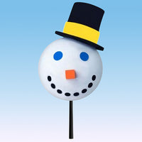 Jack in the Box Snowman Car Antenna Topper
