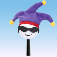 Coolballs Cool Jester Car Antenna Topper / Mirror Dangler / Auto Dashboard Buddy