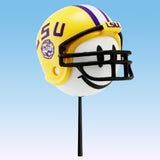 LSU Tigers Helmet Head Car Antenna Topper / Desktop Bobble Buddy (White Smiley) (College Football)