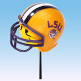 LSU Tigers Helmet Car Antenna Topper / Mirror Dangler / Auto Dashboard Accessory  (Yellow Face) (College Football)