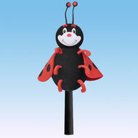 Tenna Tops "Lucky" Ladybug Car Antenna Topper / Auto Mirror Dangler / Cute Dashboard Accessory (3.5" Height)