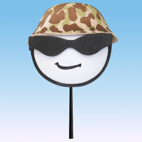 Coolballs "Cool Army" Car Antenna Topper / Mirror Dangler / Auto Dashboard Accessory