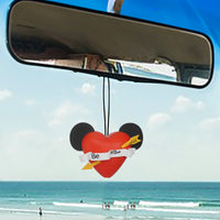 Disneyland Resort Mickey Heart "Be Mine" Antenna Topper / Mirror Dangler / Dashboard Accessory