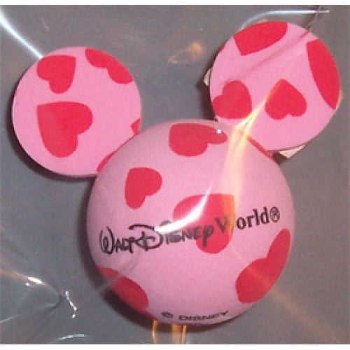 Disney Mickey Valentine w/ Red Hearts Antenna Topper / Dashboard Accessory (Walt Disney World)