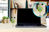 *Last One* 2.50" Giant Size - Mike Wazowski Eye Irish Shamrock's Pixar Disney Car Antenna Topper / Auto Dashboard Accessory