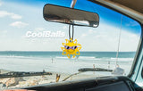 Coolballs California Sunshine Car Antenna Topper / Mirror Dangler / Auto Dashboard Accessory (Purple Shades)