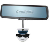 Coolballs Cool Captain Boat / Ship Car Antenna Topper / Mirror Dangler / Auto Dashboard Accessory