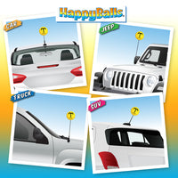 HappyBalls Birth Sign - Aries Car Antenna Topper / Mirror Dangler / Auto Dashboard Accessory