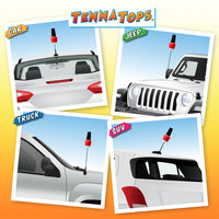 Tenna Tops Red Nail Polish Bottle Car Antenna Topper / Mirror Dangler / Cute Dashboard Accessory