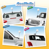 Coolballs Plain White Car Antenna Ball
