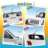 Original Jack in the Box Car Antenna Ball / Mirror Dangler / Dashboard Buddy (Auto Accessory)