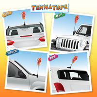 Tenna Tops Flip Flop Sandal Car Antenna Topper (Hawaiian Red)