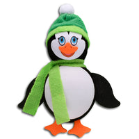Tenna Tops Cute Penguin Car Antenna Topper / Auto Dashboard Accessory (Green) (Fat Stubby Antenna)
