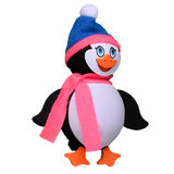 Tenna Tops Penguin Car Antenna Topper / Mirror Dangler / Cute Dashboard Accessory (Pink/Blue)
