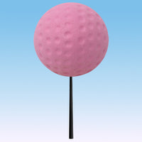 Coolballs "Cool Golf" Car Antenna Ball / Mirror Dangler / Cute Dashboard Accessory (Pink)