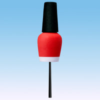 Tenna Tops Red Nail Polish Bottle Car Antenna Topper / Mirror Dangler / Cute Dashboard Accessory