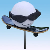Coolballs "Cool Shred Dog" Skateboarder Antenna Topper / Dashboard Buddy