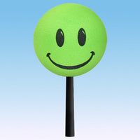 ..HappyBalls Happy Smiley Face Car Antenna Topper / Auto Dashboard Accessory (Green)