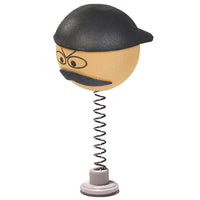 Coolballs "Cool Rude Dude" Backwards Cap Car Antenna Topper / Auto Dashboard Buddy