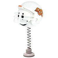 Oklahoma State Cowboys Car Antenna Topper / Auto Dashboard Buddy (White Smiley)(College Football)