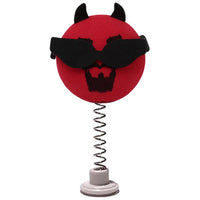 Coolballs Little Devil "Cool Diable" Car Antenna Topper / Mirror Dangler / Dashboard Buddy (Red)
