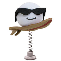 Coolballs "Cool Surfer Dude" Surfing Car, Truck, Jeep Antenna Topper