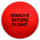 Coolballs "Remove Before Flight" Red Static Wick Cover Protector Jet Aviation Airplane Antenna Balls