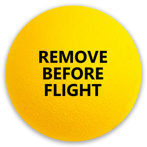 Coolballs Yellow Static Wick Jet Aviation Airplane Aircraft Cover Protectors Antenna Balls "Remove Before Flight" (Free Shipping within U.S.)