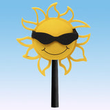 Coolballs California Sunshine Car Antenna Topper / Mirror Dangler / Cool Dashboard Buddy (Black Shades)