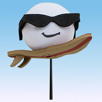 Coolballs "Cool Surfer Dude" Surfing Car, Truck, Jeep Antenna Topper