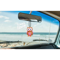 Tenna Tops Pink Owl Car Antenna Topper / Auto Mirror Dangler / Cute Dashboard Accessory