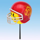 USC Trojans Car Antenna Topper / Mirror Dangler / Auto Dashboard Accessory (Yellow Smiley) (College Football)