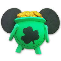 Mickey Lucky Irish Pot of Gold Coins Antenna Topper / Mirror Dangler / Dashboard Buddy (Disneyland Resort)