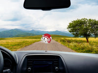 Arkansas Razorbacks Helmet Car Antenna Topper / Mirror Dangler / Dashboard Buddy (White Smiley) (College Football)