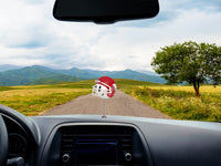 Arkansas Razorbacks Helmet Car Antenna Topper / Mirror Dangler / Dashboard Buddy (White Smiley) (College Football)