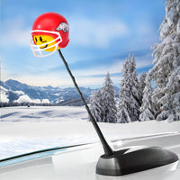 Arkansas Razorbacks Helmet Car Antenna Topper / Auto Dashboard Accessory (Yellow Face) (College Football)