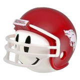 Arkansas Razorbacks Helmet Car Antenna Topper / Mirror Dangler / Dashboard Buddy (White Smiley) (College Football)
