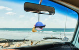 Coolballs "Cool Girls - Blonde" Blue Cap Car Antenna Topper / Mirror Dangler / Cute Dashboard Buddy