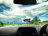 Coolballs "Cool Skate Chick" Skateboarder Car Antenna Topper / Mirror Dangler / Auto Dashboard Accessory
