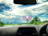 Tenna Tops "Peanut" the Elephant Car Antenna Topper / Cute Dashboard Accessory