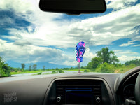 Tenna Tops Flip Flop Sandal Car Antenna Topper / Mirror Dangler / Cute Dashboard Accessory (Hawaiian Purple)