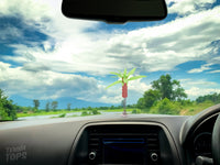 Tenna Tops Palm Tree Tropical Car Antenna Topper / Mirror Dangler / Auto Dashboard Accessory