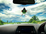 Coolballs Cool Witch Car Antenna Topper / Mirror Dangler / Dashboard Buddy (Auto Accessory)