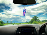 Tenna Tops Flip Flop Sandal Car Antenna Topper / Mirror Dangler / Cute Dashboard Accessory (Hawaiian Purple)