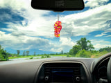 Tenna Tops Flip Flop Sandal Car Antenna Topper / Mirror Dangler / Cute Dashboard Accessory (Hawaiian Red)