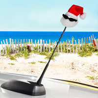 Coolballs Cool Santa Car Antenna Topper / Mirror Dangler / Dashboard Buddy